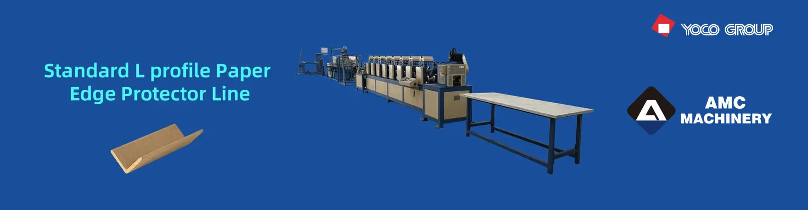 Multi-function Paper Edge Protector Line For Making L Profile , U Profile Edge Protector And Flat Board