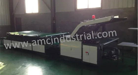 Manual Feeding Flute Laminating Machine 7kw BZJ-1450Q2 4000kg Weight
