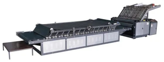 Manual Feeding Flute Laminator Machine 7kw 8800x2500x1700mm BZJ-1600Q2